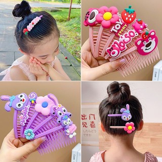 Set 5 xược cài tóc gấu dâu cho bé gái