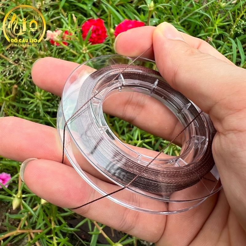 Thẻo câu đài Hoàn Sinh dài 30m, cước câu cá Nhật Bản dù PE DC-12  lõi carbon cao cấp chống rối tốt ANam-Fishing