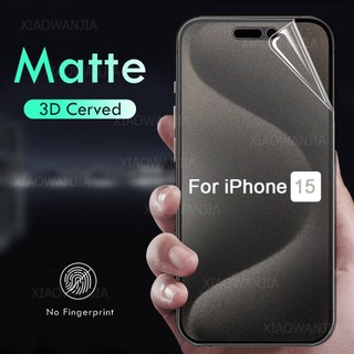 Miếng dán màn hình nhám trắng mềm thích hợp cho Iphone 11 13 14 15 Pro 12 Mini 6 6s 7 8 Plus X Xs Max Xr