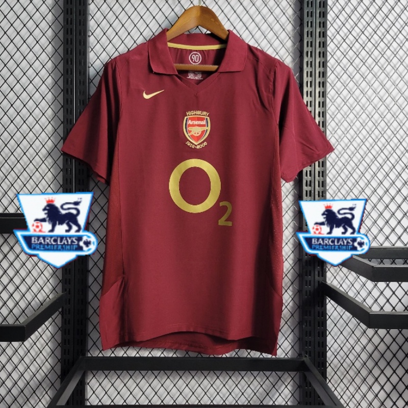 Áo Bóng Đá Ngắn Tay Đội Tuyển arsenal 05 / 06 22 23 24 Phong Cách retro Cho Nam