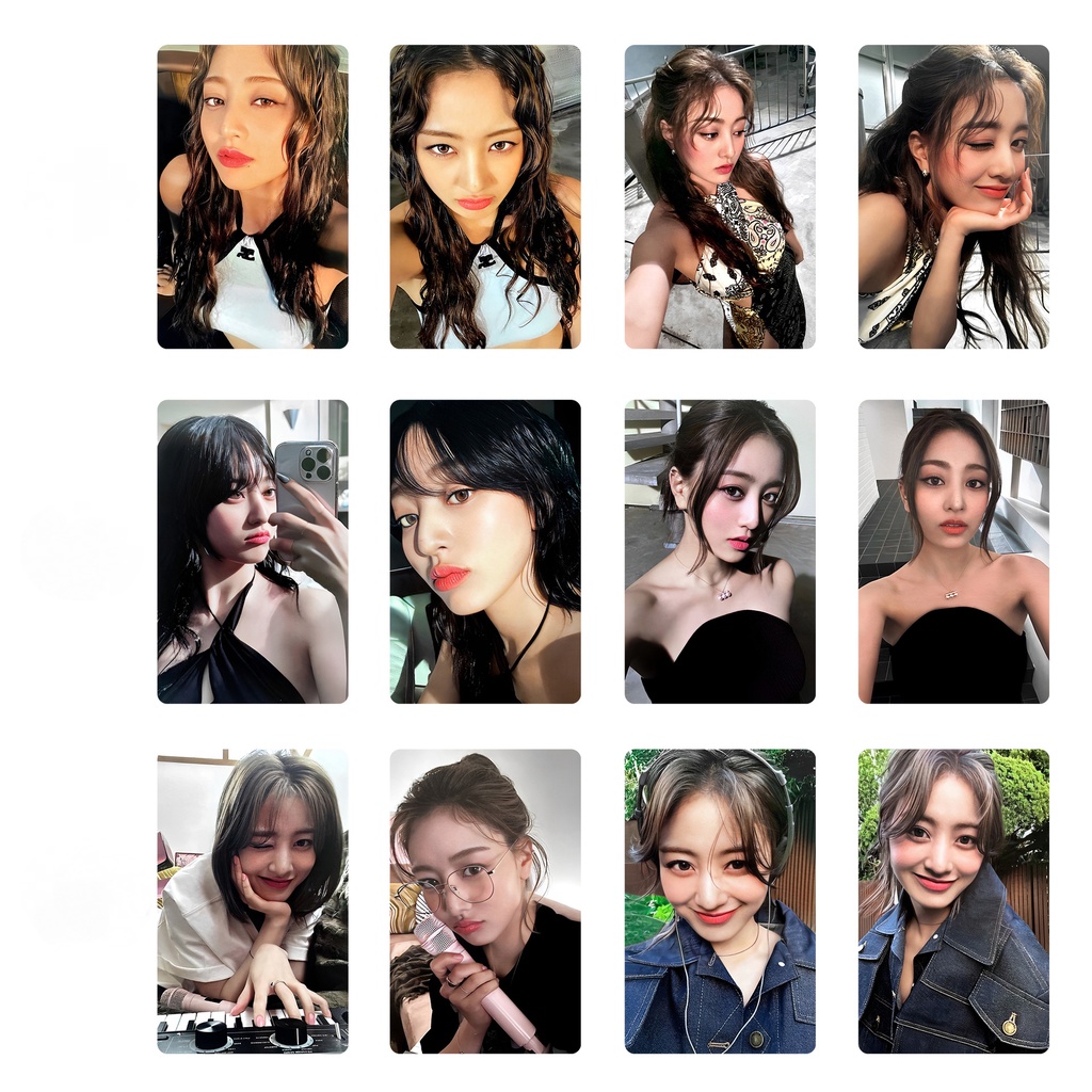 4 Cái / bộ JIHYO TWICE Mini Solo Album Photocards ZONE Killin 'Me Good Lomo Cards Twice Kpop Bưu Thi
