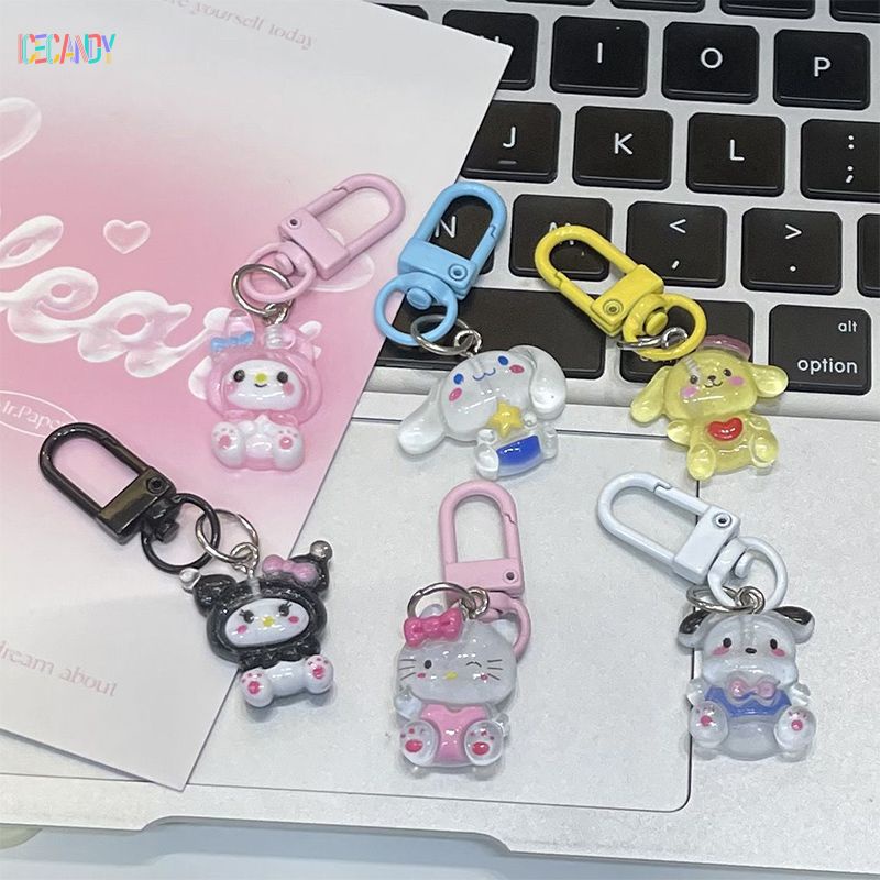 Ice🧊Sanrio Móc Khóa Hình Cinnamoroll Dễ Thương Cho Cặp Đôi