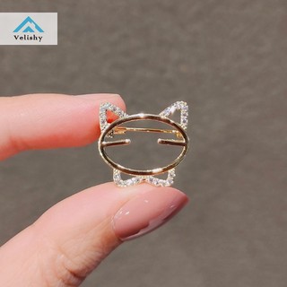 Velishy Ghim Cài Áo Hình Ngôi Sao Đính Ngọc Trai Thời Trang