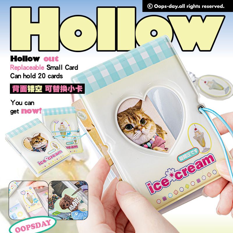 Cuốn album Ảnh Thẻ mini Họa Tiết Ngôi Sao Nổi Tiếng Phong Cách niche