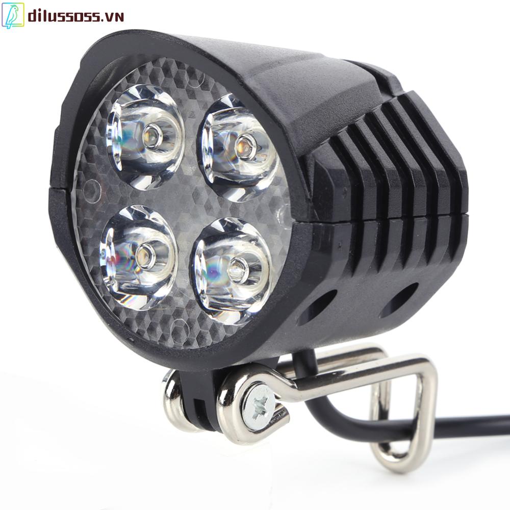Đèn Pha led 48v dilussoss.vn Kèm Còi Chuyên Dụng Cho Xe Đạp Điện