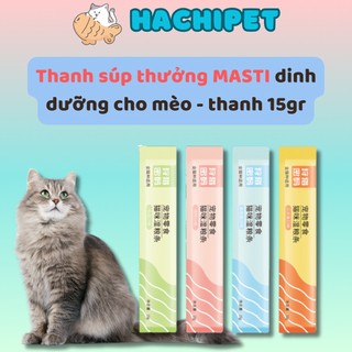 Thanh súp thưởng MASTI dinh dưỡng cho mèo - thanh 15gr