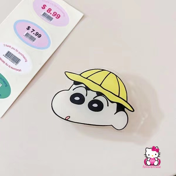 Giá Đỡ Điện Thoại Họa Tiết shin-chan Hoạt Hình Vui Nhộn Có Thể Gấp Gọn