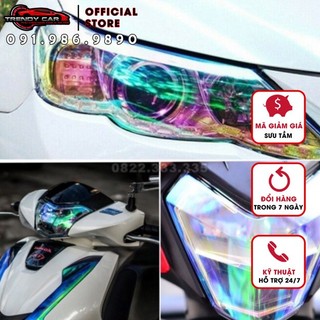 Cuộn Phim Dán Đổi Trang trí ô tô Màu Ngọc Trai Cho Đèn Pha Ô tô loại cao cấp Trang trí ngoại thất ô tô loại dày và tốt