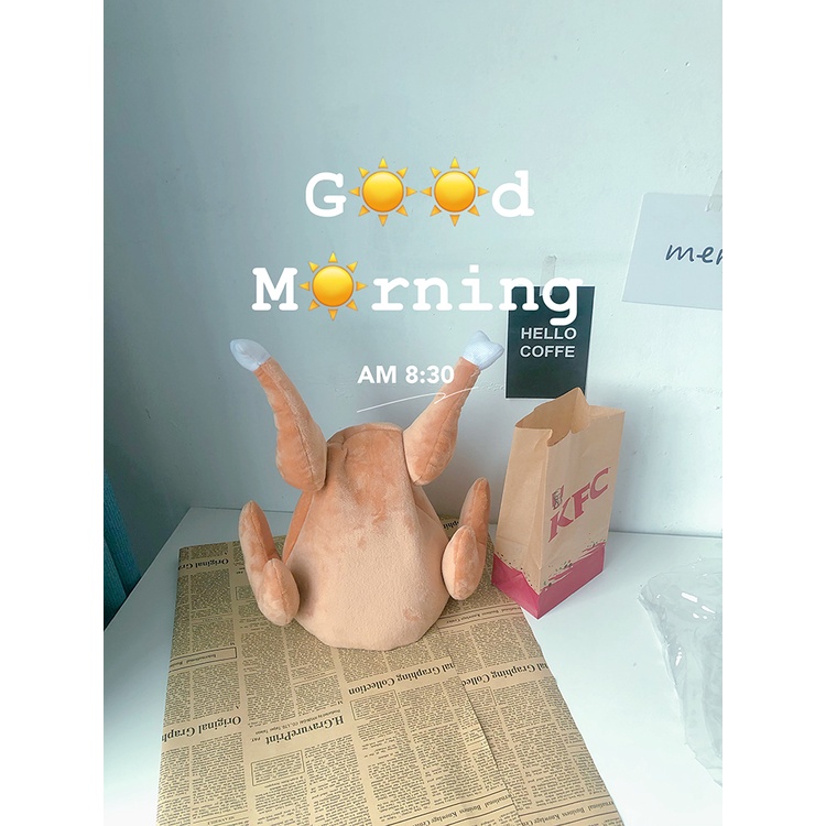 Mũ Chân Gà Di Chuyển Dễ Thương Vui Nhộn Làm Quà Sinh Nhật tik tok Cùng Phong Cách Tùy Chọn