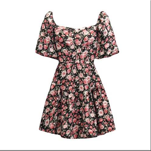 🌸Hàng Order🌸Váy Đầm Bigsize Hoạ Tiết Tay Bồng Dáng Xoè Tà Sexy Nữ Tính🌸Hàng Quảng Châu