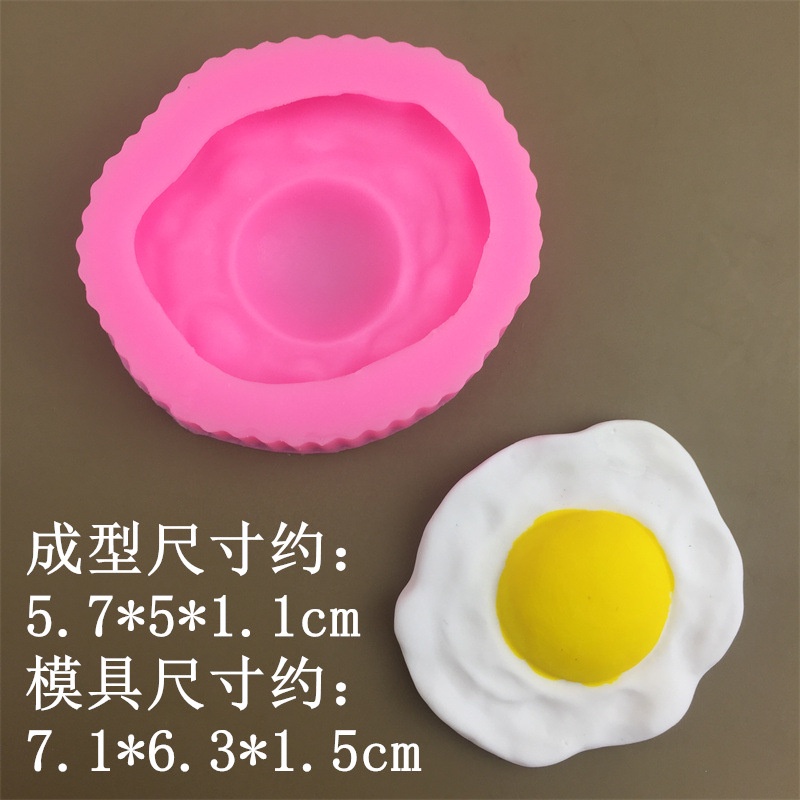 Khuôn Làm Bánh Bằng silicone Hình Trái Trứng Dễ Thương