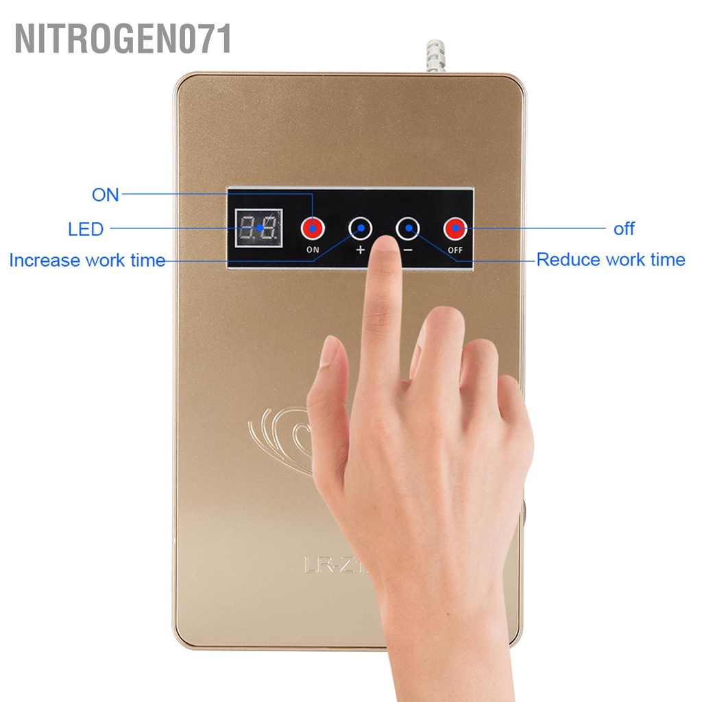 Nitrogen071 50Hz 600 mg/h Máy Tạo Ozone Ozon Nước Gia Đình Thực Phẩm Rau Củ EU Cắm 220V