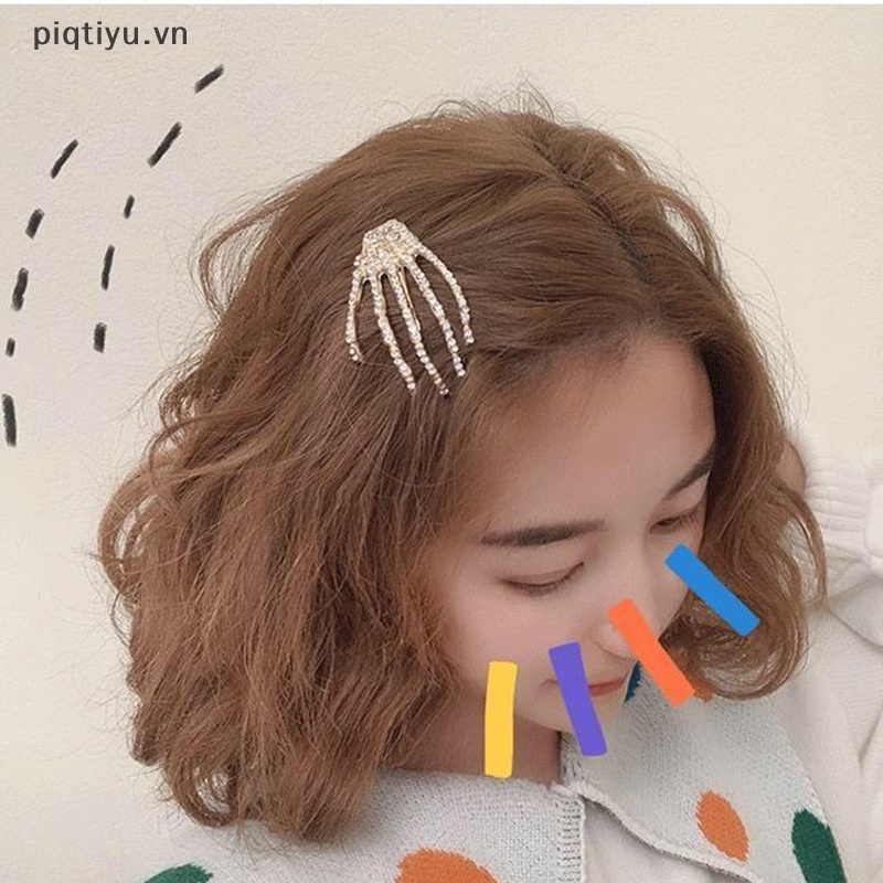 Kẹp Tóc Hình Bộ Xương / Móng Vuốt / Bàn Tay Thời Trang Cho Nữ vn