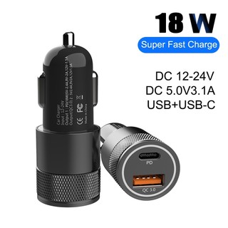Tẩu Sạc Nhanh 18w usb type c Cho android iphone pd