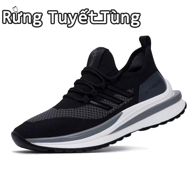 Giày nam SHANMUSENLIN dệt fly thoáng khí phong cách athleisure mới