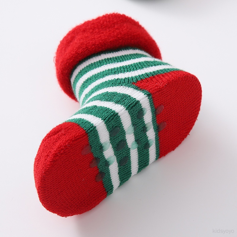 Vớ cotton Không Trơn Họa Tiết Sọc Dễ Thương Dành Cho Bé Trai Và Bé Gái