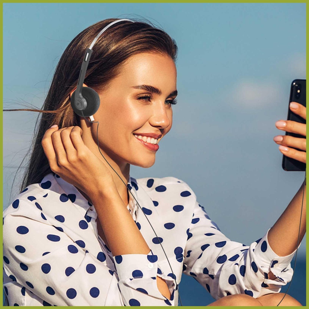 Tai Nghe Có Dây Trong Suốt Phong Cách retro vintage