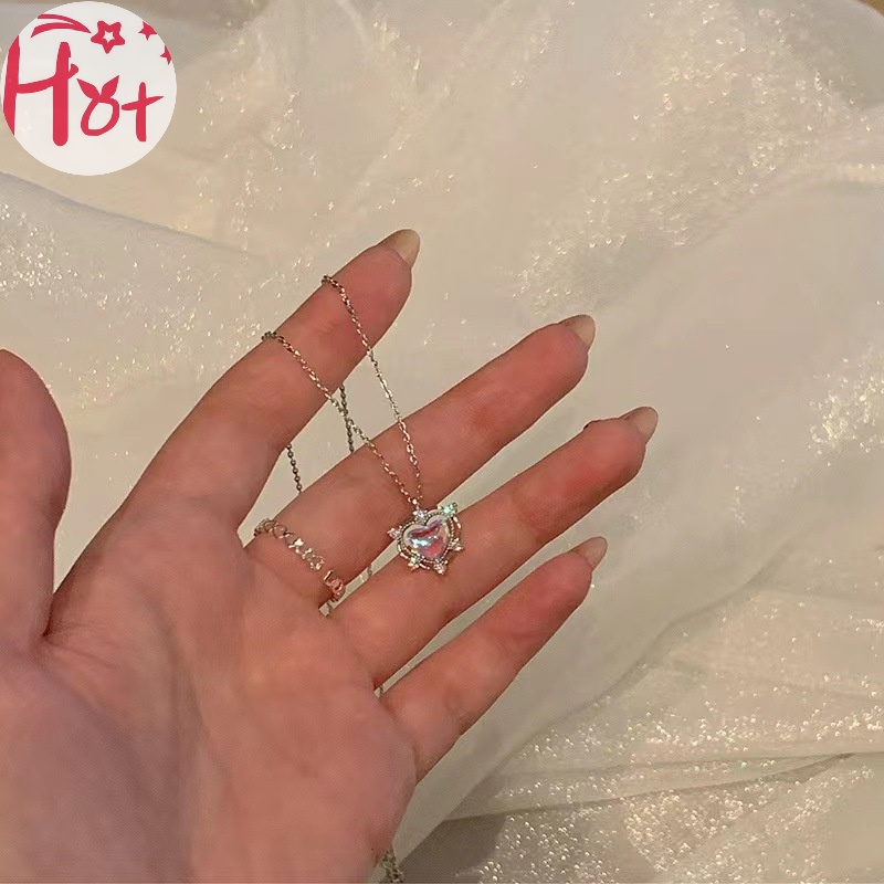 Jr Vòng cổ choker Mặt Trái Tim Đính Đá Phong Cách vintage Cho Nữ vn