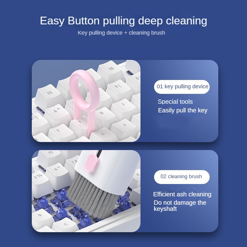 Bút Làm Sạch Bàn Phím / Tai Nghe 7 Trong 1 Tiện Dụng