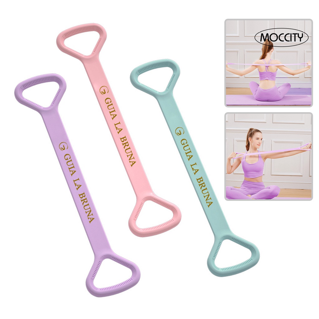 Dây Đai Kháng Lực 8 Kiểu Bằng Silicon Co Giãn Dùng Tập yoga