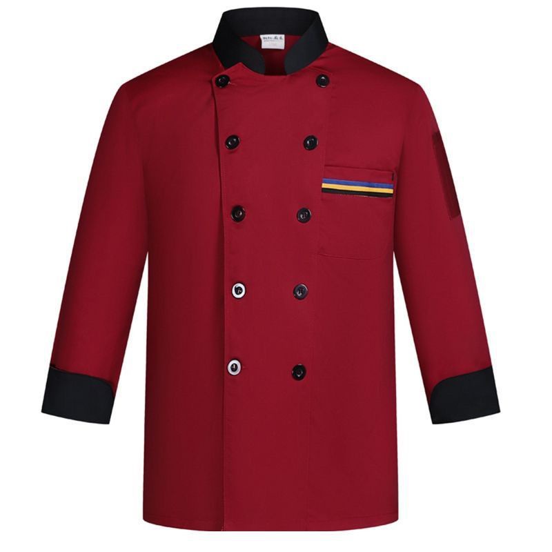 Hàng Có Sẵn Trang Phục Đầu Bếp Dài Tay Thời Trang Thu Đông Cho Nam Và Nữ