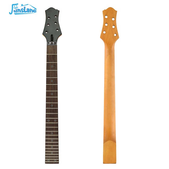Funlane Cần Đàn guitar Điện 24 fret 25.6-inch Thay Thế Bằng Gỗ Hồng Mộc diy