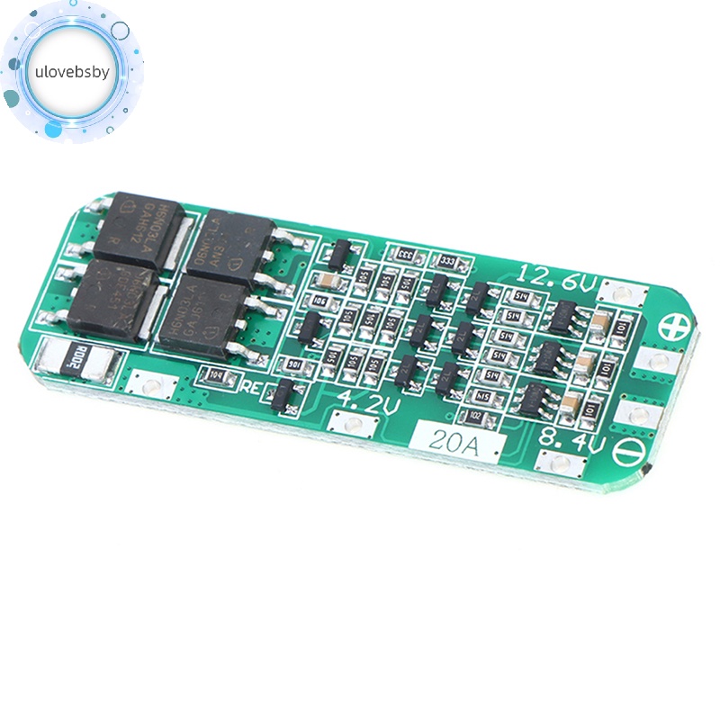 Bảng Mạch Sạc Pin lithium 18650 Dc bms 12.6v ulovebsby 3s 20a li-ion