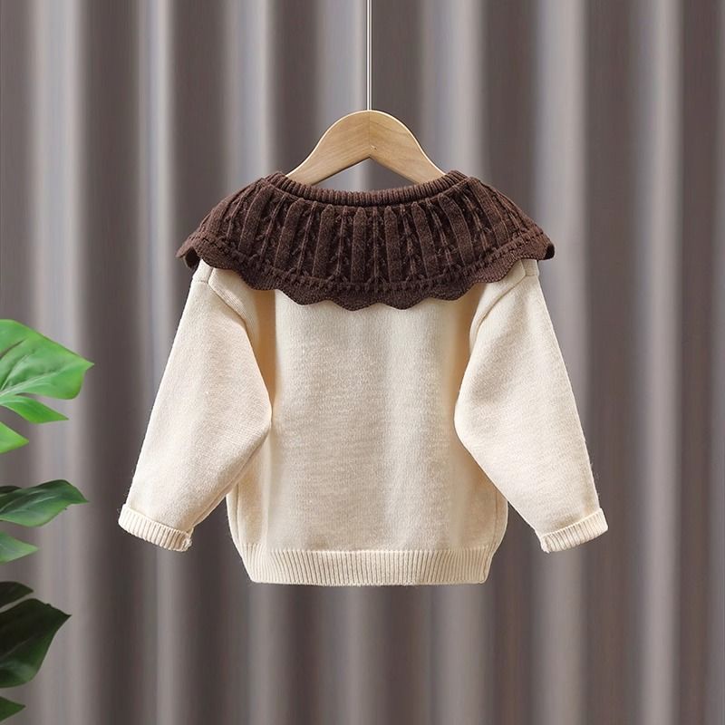 Áo Khoác cardigan Dệt Kim Tay Dài Cài Nút Thời Trang Xuân Thu Cho Nữ
