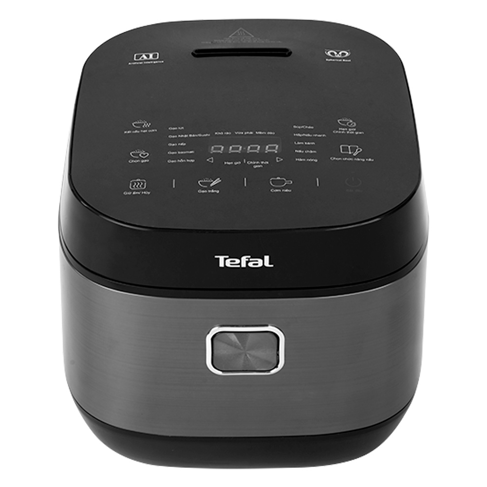 Nồi cơm điện tử Tefal RK776B68 - Dung tích 1.8L - Lòng nồi niêu dày 4mm - Hàng chính hãng - Bảo hành 24 tháng