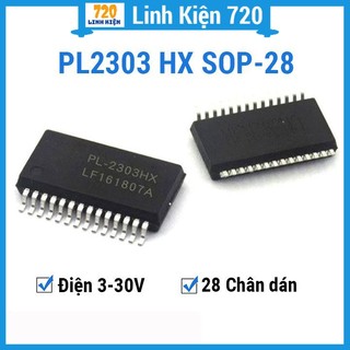 Ic pl2303hx sop28 28 chân dán điện áp rộng
