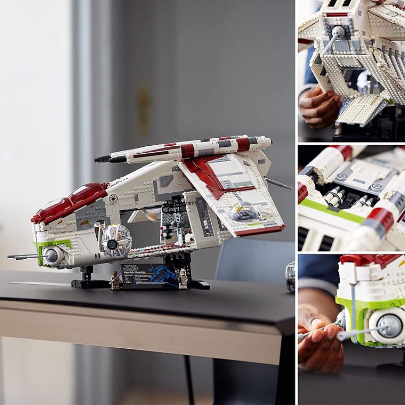 _ LEGO Star Wars 75309 Republic Gunship Máy Bay Phe Cộng Hoà .
