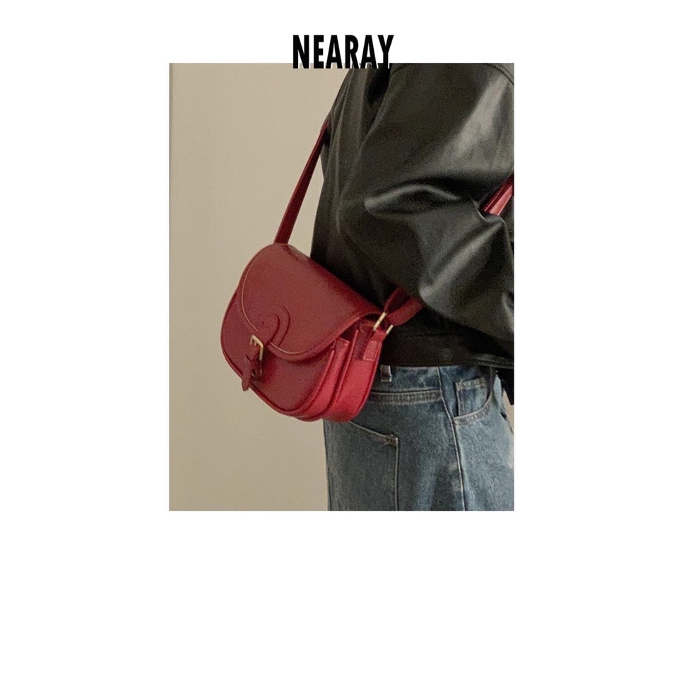 NEARAY túi đeo chéo ví nữ 2023 NEW phù hợp du lịch Fashion ULZZANG Vintage GYB23A01OL 41Z231013