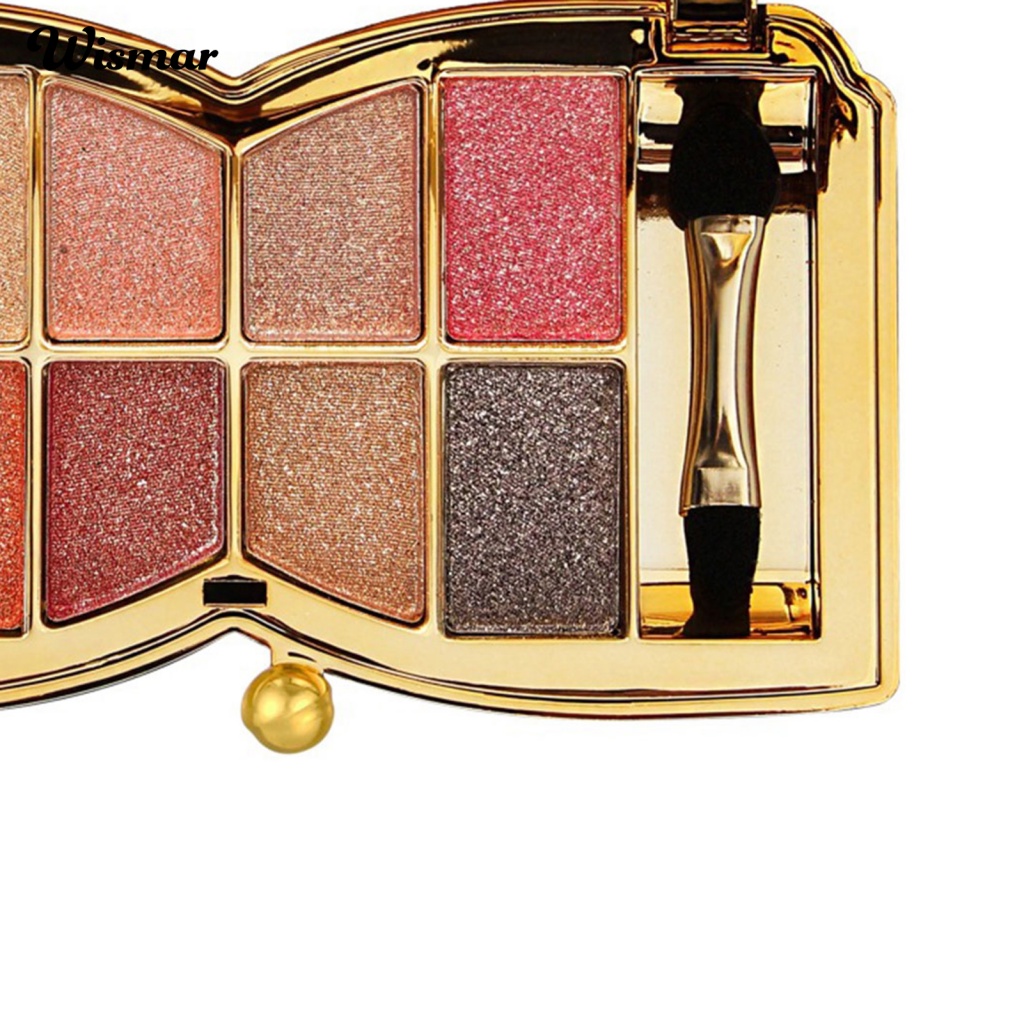 Winmar Bảng Phấn Mắt 10 Màu Lì Và Ánh Nhũ Kết Hợp Trang Điểm Kháng Nước Và Lâu Trôi