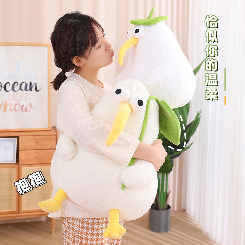 HYC Humey Gối Nhồi Bông Hình Chim kiwi Mềm Mại Và cuddly plushie Sống Động Như Thật Cho Trẻ Em Và Người Lớn