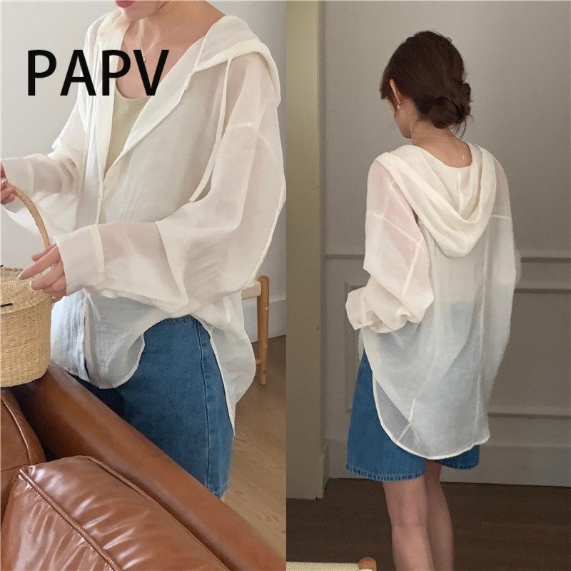 Áo Khoác Chống Nắng Tay Dài Có Mũ Trùm Tiện Dụng Thời Trang 10085 # #