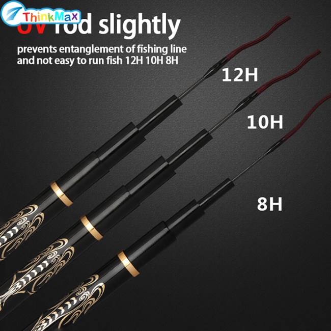 Cần Câu Sợi carbon 2-6 Phần 8h / 10h / 12h Chất Lượng Cao