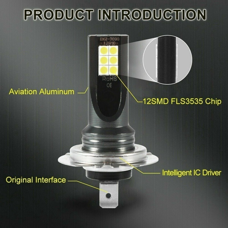 1 Đèn Pha led drl h4 h7 6000k 8000lm 80w 12v 9005 9006 h11 h8 h9 h10 h10 H100Lm Cho Xe Hơi