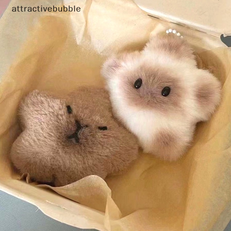 Atvn capybara Đồ Chơi Búp Bê Nhồi Bông Ngôi Sao Hoạt Hình Mềm Mại Có Móc Khóa Trang Trí Ba Lô Xe Hơi Quà Tặng Trẻ Em martijn
