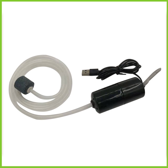 Gwen Máy Bơm Oxy mini Siêu Êm Sạc usb Cho Bể Cá