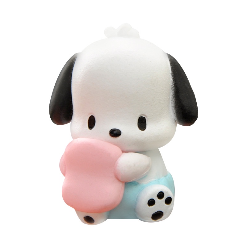 SANRIO Set 5 Đồ trang trí Nhân Vật Phim Hoạt Hình kuromi melody pochacco Trang Trí Bánh Kem diy