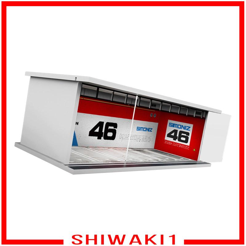 Hộp Trưng Bày Mô Hình Xe Hơi 1 / 64 Kèm Giá Đỡ Trưng Bày Và Đèn Chiếu Sáng