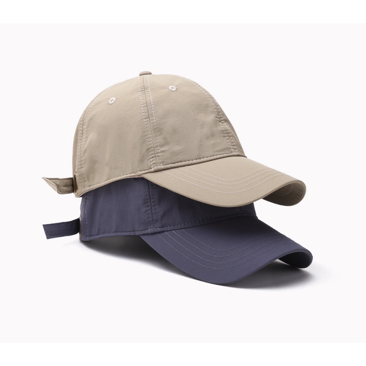 Mũ Lưỡi Trai Màu Sắc Đơn Giản Chất Vải Khô Thoáng Nhanh Thời Trang Mùa Hè Cho Nam Và Nữ