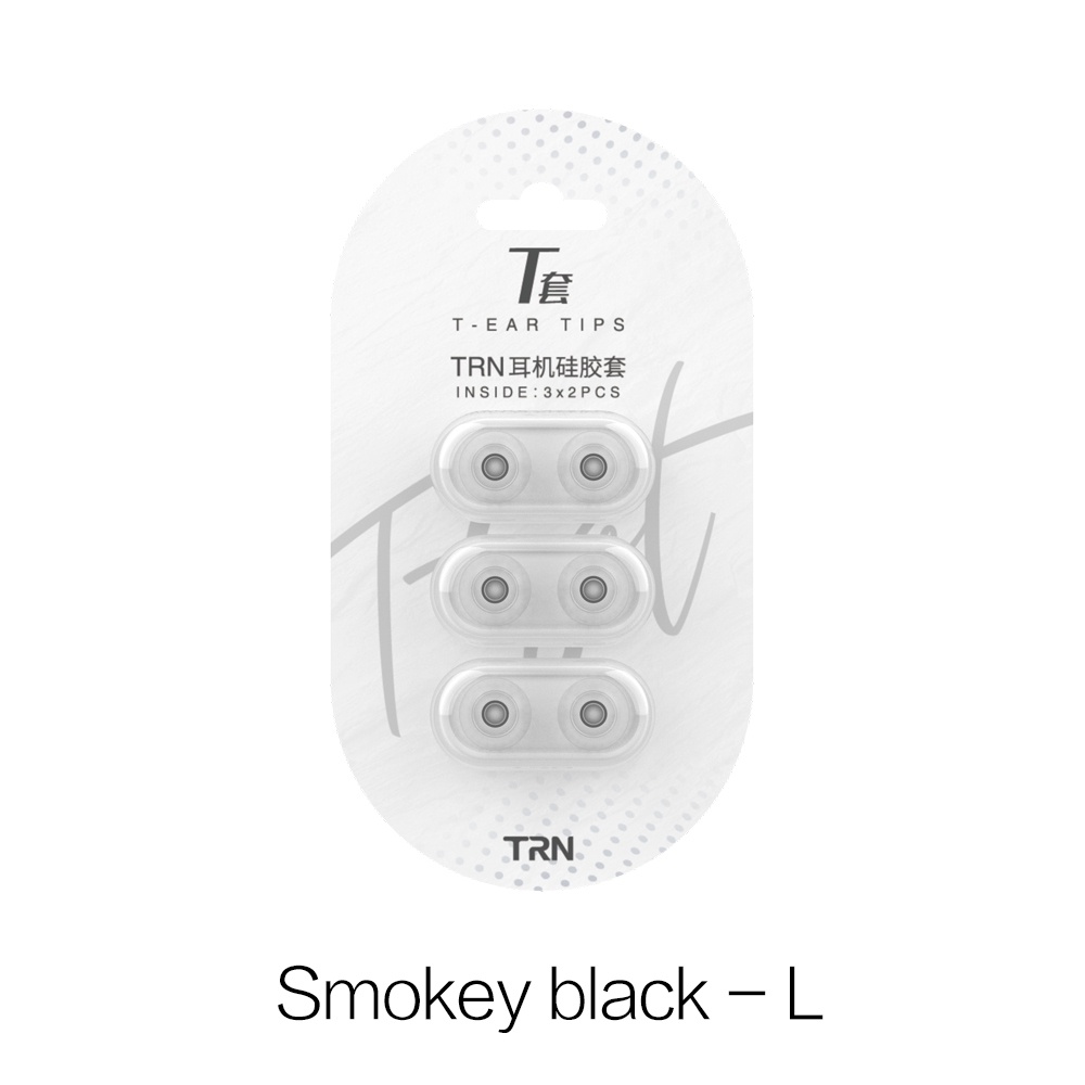 TRN T Ear-Tips Silicone Eartips Double Support Structure Earphone 3 Pairs Headphone Headset Earbuds TRN MT3 ST5 BAX EMX