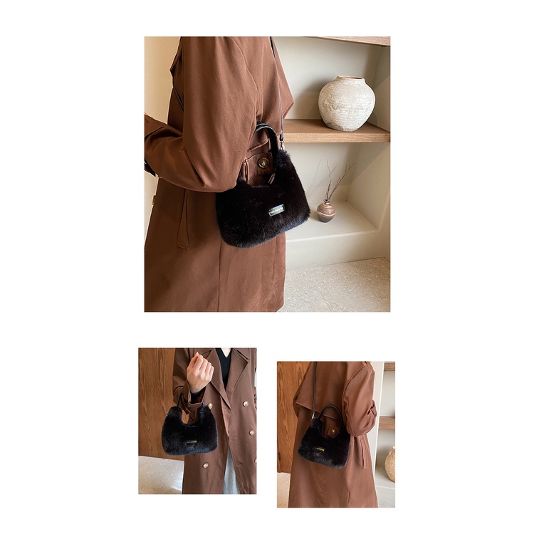 Túi Đeo Chéo Vai Bằng Vải Bông Dễ Thương Thời Trang Thu Đông 2023