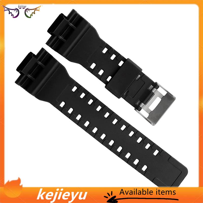 Dây Đeo Màu Đen Bằng Nhựa Tự Nhiên Cho Đồng Hồ g-shock gd120 / ga-100 / ga-110 / ga-100c