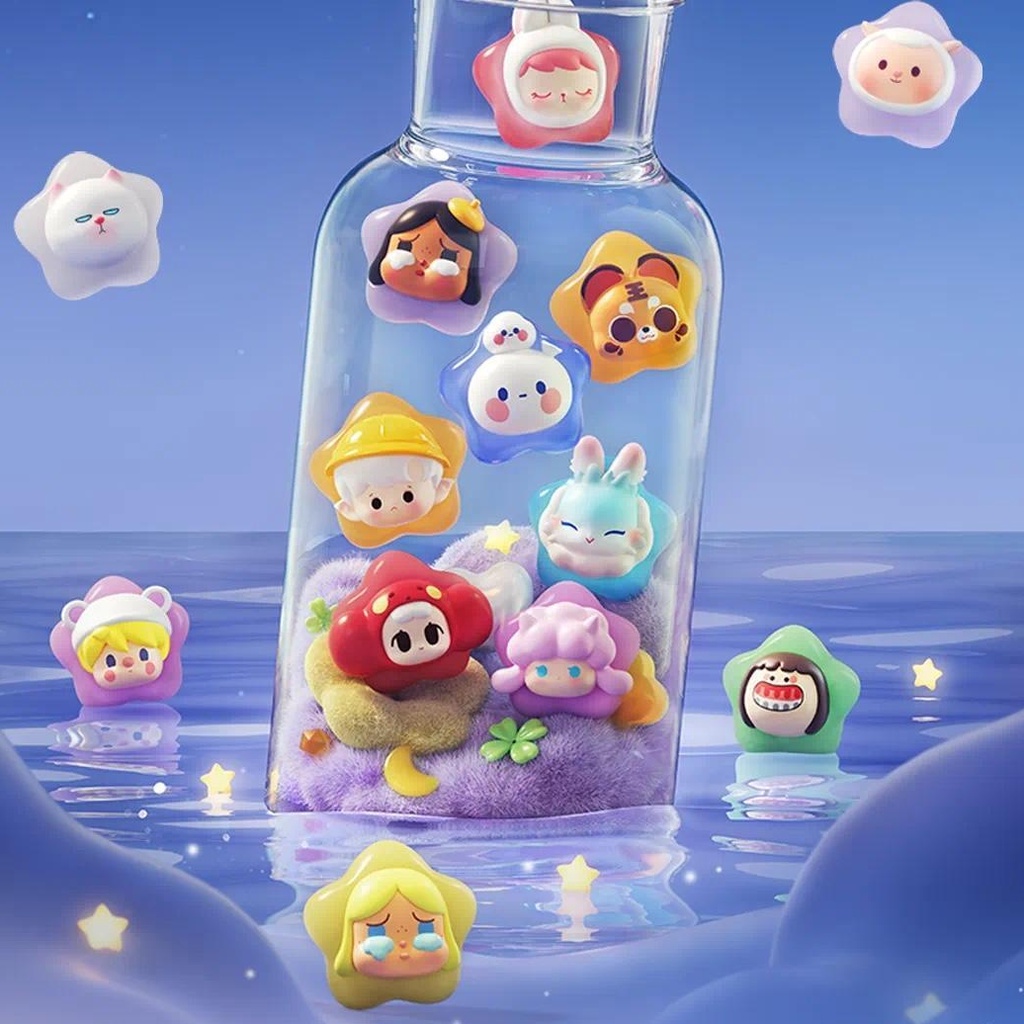 Búp Bê mini Hình Ngôi Sao Nhạc pop mart pop May Mắn crybaby Hiro dimoo Làm Quà Tặng Trang Trí