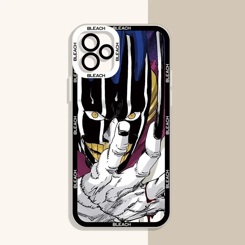 Ốp lưng iphone và samsung xiaomi oppo cạnh vuông Kurosaki Ichigo Nhật bản Bleach manga anime