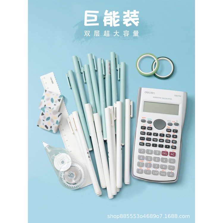 Arknights Hộp Đựng Bút Hình Cá Mập Cho Học Sinh Tiểu Học