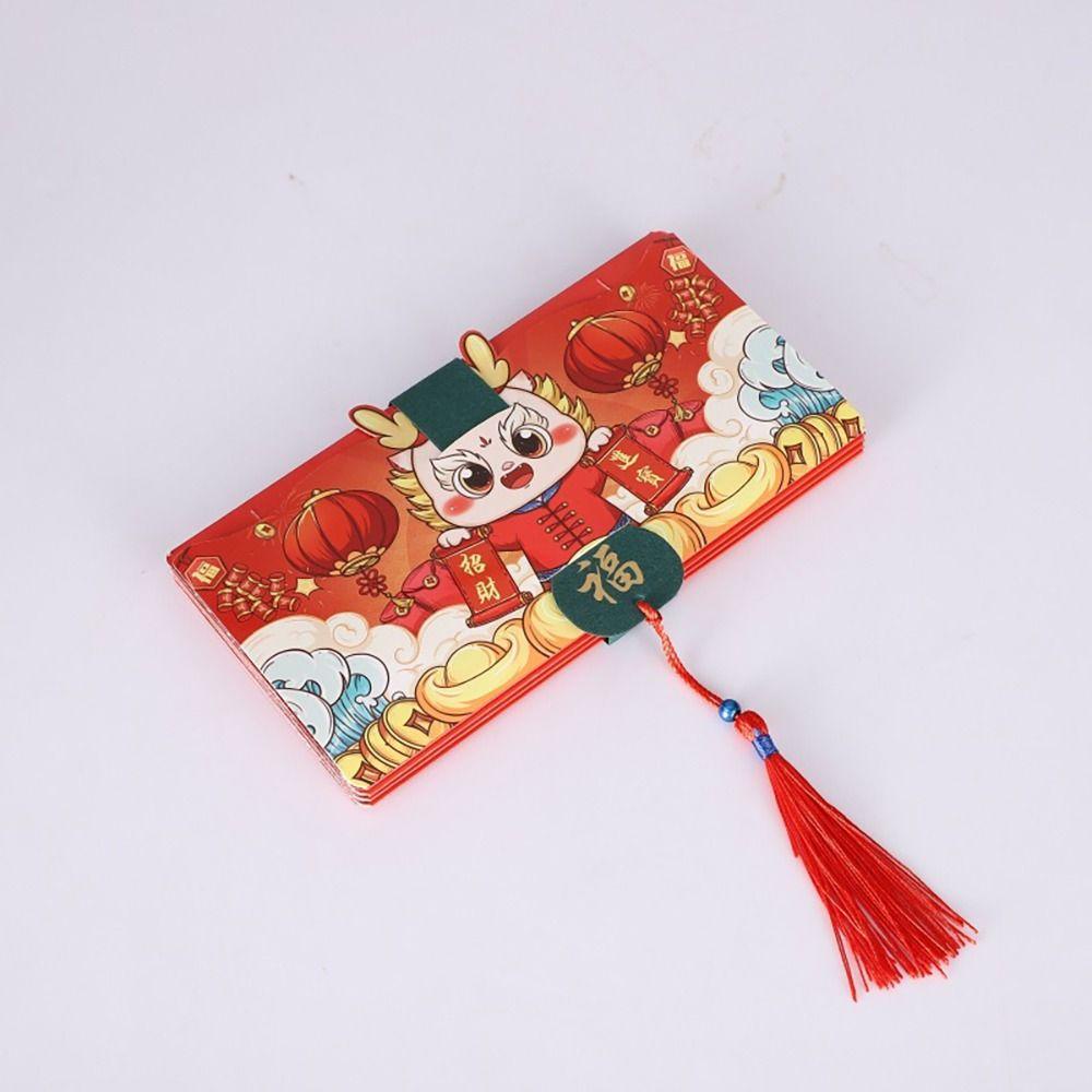 Btlimer 1 Bao Lì Xì Năm Mới Màu Đỏ Phong Cách Trung Hoa