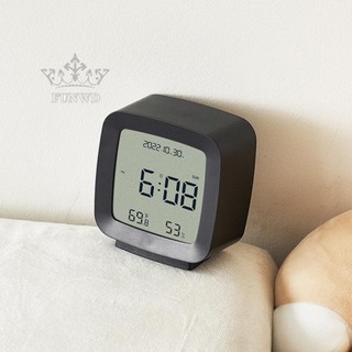 【FUNWD】Functional Digital Alarm Clock with Temperature Humidity Calendar Week Backlight